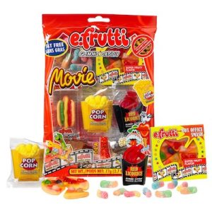 Gummy Movie Bag Assortment of Movie Snack Gummies - 12ct