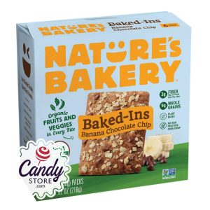 Nature's Bakery Baked In Organic Banana Chocolate Chip 7.62oz Boxes - 6ct