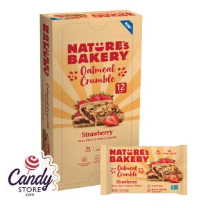 Nature's Bakery Oatmeal Crumble Bar Strawberry 1.41oz - 12ct