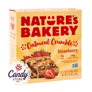 Nature's Bakery Oatmeal Crumble Bar Strawberry 8.46oz Boxes - 6ct