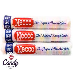 Necco Candy Wafers Rolls - 24ct