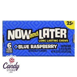 Now & Later Blue Raspberry - 24ct