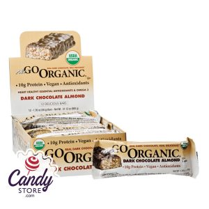 Nugo Organic Dark Chocolate Almond Protein Bar 1.76oz - 12ct