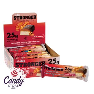 Nugo Stronger Caramel Pretzel Protein Bar 2.82oz - 12ct