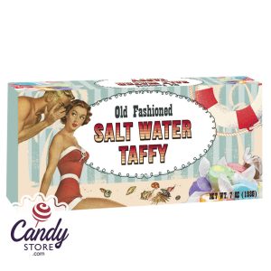 Old Fashioned Salt Water Taffy Amusemints Box 7oz - 15ct