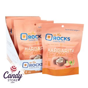On The Rocks Strawberry Margarita Cordials Candy - 6ct Bags