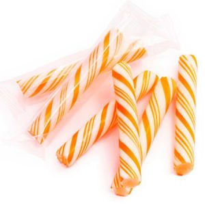 Orange Candy Sticks Mini 250ct - Sticklettes