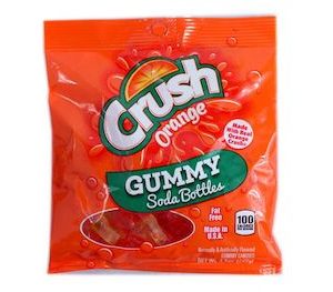 Orange Crush Soda Bottle Gummies - 6ct