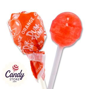 Orange Dum Dums Lollipops - 75ct