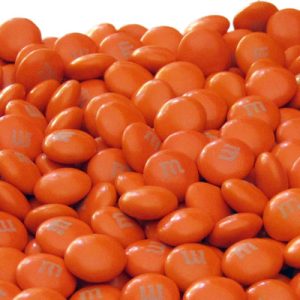 Orange M&Ms Candy - 10lb