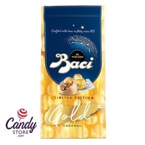 Perugina Baci Gold Bag Caramel 3.96oz - 4ct