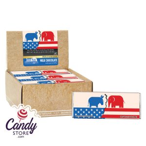 Political Party Divide Chocolate Milk Chocolate Bar 1.75oz - 24ct