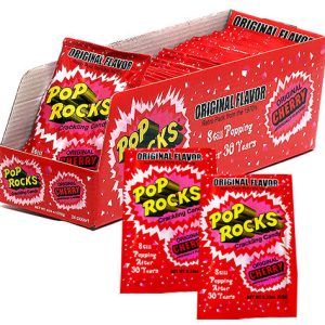 Pop Rocks Cherry Candy Packs - 24ct Box