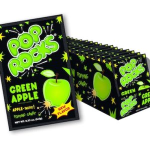 Pop Rocks Green Apple Candy Packs - 24ct Box