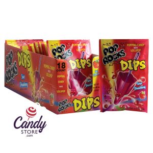Pop Rocks Sour Strawberry Dips Popping Candy - 216ct