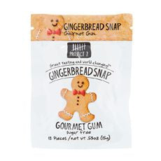 Project 7 Sugar Free Gingerbread Snap Gum Pouch - 12ct