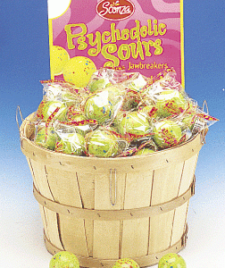 Psychedelic Sour Jawbreaker Basket - 110ct