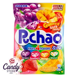 Puchao Mixed Fruit 3.53oz Peg Bag - 6ct