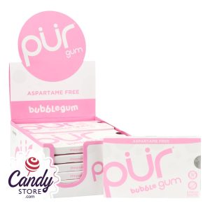 Pur Bubblegum Gum 9-Piece - 12ct Packs