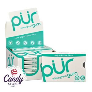 Pur Wintergreen Gum 9-Piece 0.44oz Pack - 12ct