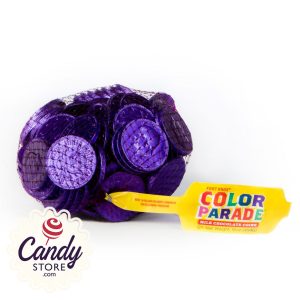 Purple Chocolate Coins Fort Knox 1.5-inch - 1lb