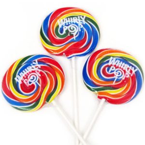 Rainbow Whirly Pops 3" - 60ct