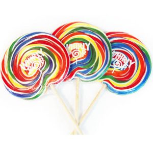 Rainbow Whirly Pops 5.25" - 36ct