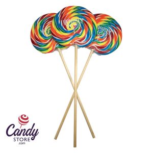 Rainbow Whirly Pops 6.5-inch - 18ct