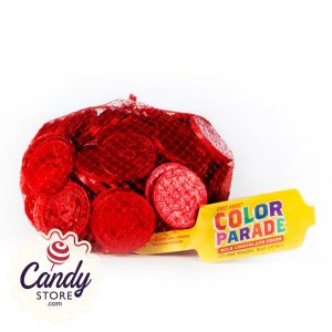 Red Chocolate Coins Fort Knox 1.5-inch - 1lb
