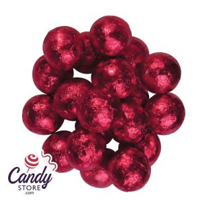 Red Foiled Milk Chocolate Marble - 10lb