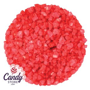 Red Strawberry Rock Candy Crystals Dryden & Palmer - 5lb