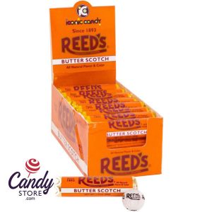 Reed's Butterscotch Rolls Hard Candy Rolls - 24ct