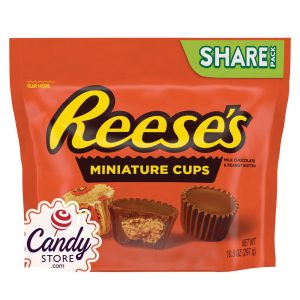 Mini Reese's Peanut Butter Cups Candy - 16ct
