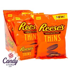 Reese's Thins Peanut Butter Cups - 8ct Peg Bags