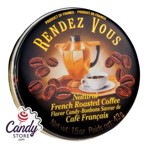 Rendez Vous French Roasted Coffee 1.5oz Tin - 12ct
