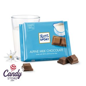 Ritter Sport Alpine Milk Chocolate - 12ct