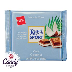 Ritter Sport Coconut Chocolate Bars - 12ct
