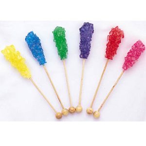 Rock Candy Swizzle Sticks 72ct - Assorted Colors