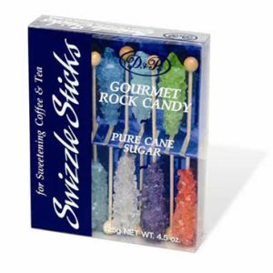 Rock Candy Swizzle Sticks Pack - 10ct
