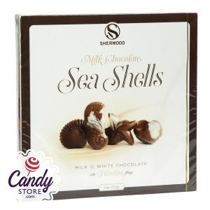 Sherwood Milk Chocolate Seashells With Hazelnut Filling 8.8oz Box - 12ct