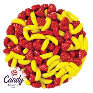 Silly Strawberry And Banana Dextrose Candy - 10lb