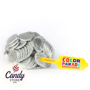 Silver Chocolate Coins Fort Knox 1.5-inch - 1lb