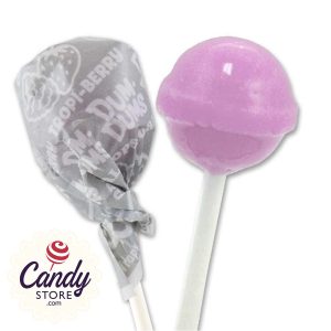 Silver Dum Dums Lollipops Tropi-Berry - 75ct
