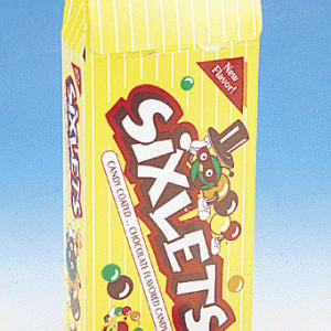 Sixlets Chocolatey Candy Theater Box - 10ct