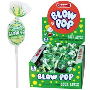 Sour Apple Blow Pops - 48ct