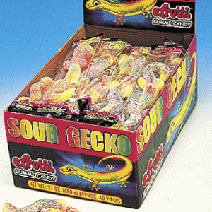 Sour Gummi Geckos - 40ct