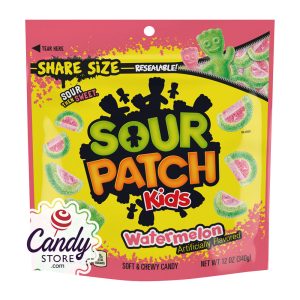 Watermelon Sour Patch Candy - 12ct Pouches