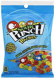 Sour Punch Punchies Peg Bags - 12ct