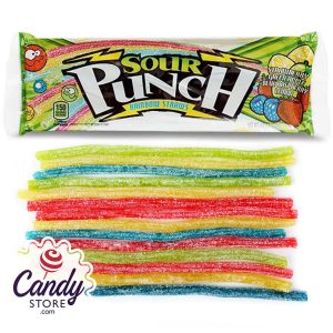 Sour Punch Rainbow Straws King Size 4.5oz - 24ct