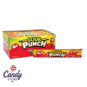 Sour Punch Strawberry Straws 2oz - 24ct